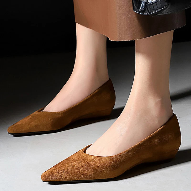 Sloane Suede Flat