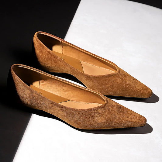 Sloane Suede Flat