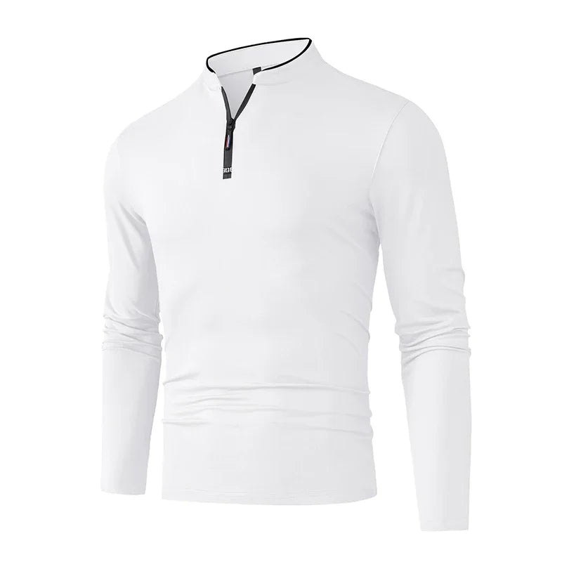 Halston Quarter-Zip Long Sleeve
