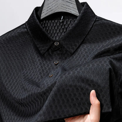 Jacquard Perfromance Polo Shirt