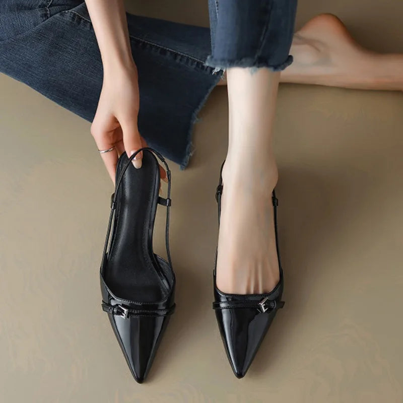 Violette Slingback Kitten Heel