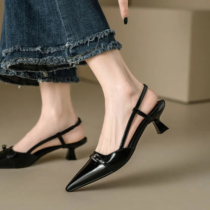 Violette Slingback Kitten Heel