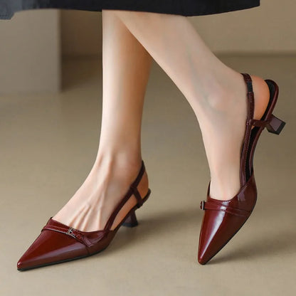 Violette Slingback Kitten Heel
