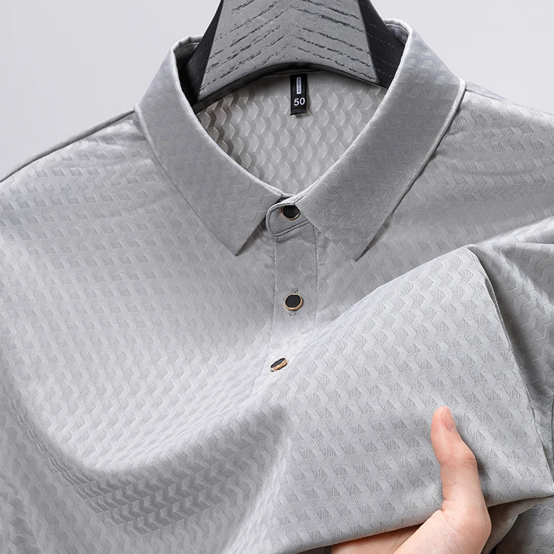 Jacquard Perfromance Polo Shirt